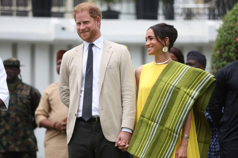 Prince Harry and his wife Meghan wrapped up their three-day visit to Nigeria on Sunday