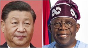 Tinubu goes to China