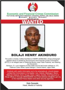 EFCC Declares Oil Mogul Bolaji Akinduro Wanted Over Alleged Fraud