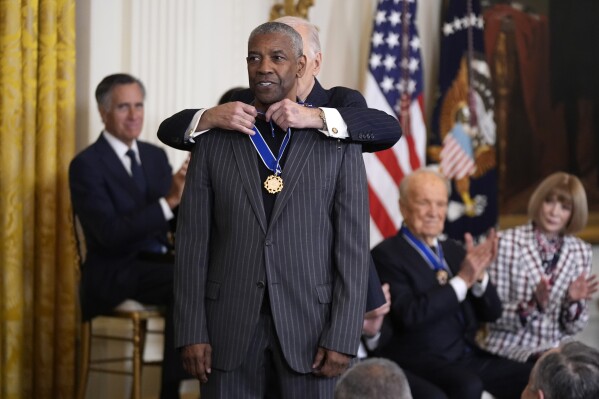 Biden Awards Presidential Medal of Freedom to Messi, Clinton, Denzel Washington, and Others