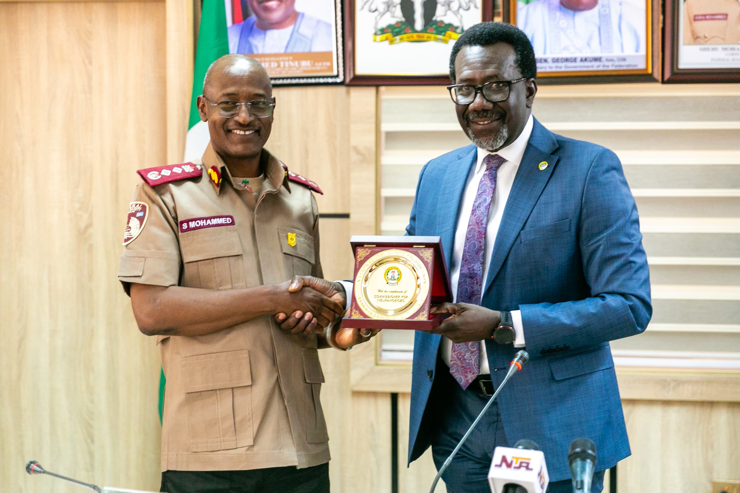 NAICOM and FRSC Strengthen Collaboration For Motor Vehicle Third Party Insurance