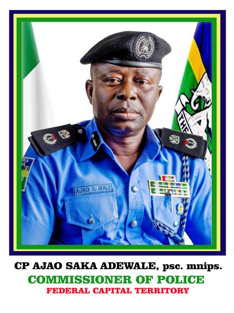 CP Ajao Saka Adewale officially Takes Over leadership Of FCT Command