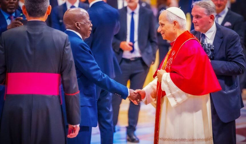 President Tinubu Hails Pope Leo XIV’s Inauguration
