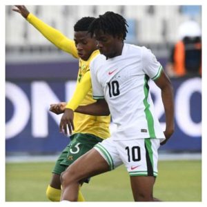 Flying Eagles Suffer 1-0 Defeat to South Africa