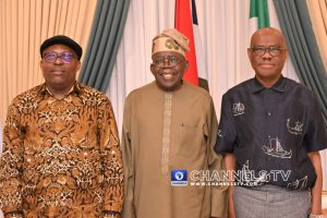 President Tinubu Meets With Fubara, Wike, Lawmakers