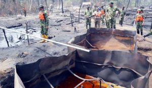 Navy Shuts Down 71 Illegal Refinery Sites, Seizes Over 400,000 Litres of Stolen Crude Oil in One Month
