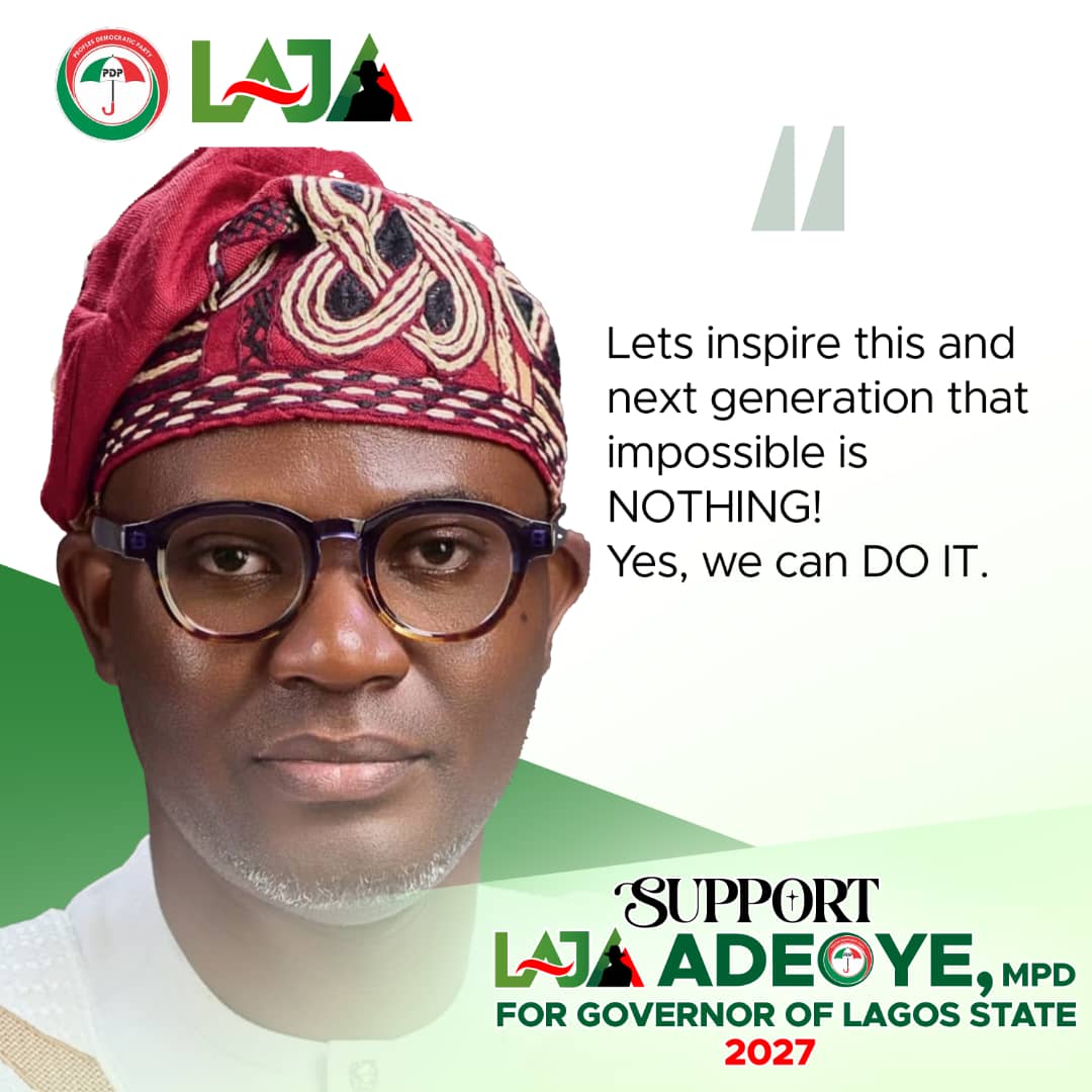 ‎PDP Aspirant Laja Adeoye Unveils Reform Agenda for Lagos Ahead of 2027